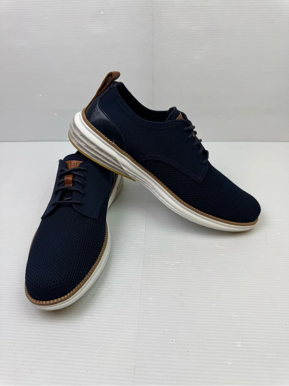 NWT Cole Haan Oxford Plain Hurrion Blue Stitchlite Sneaker Men’s Shoes Lace Up G